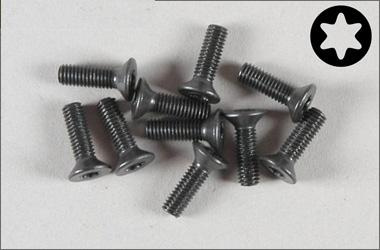 Śruby M3x10mm 10szt. (stożkowa główka, torx) - FG 6918/10