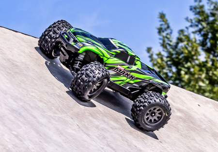 Traxxas Mini Maxx BL-2S 4WD 1:12 Czarny Samochód Zdalnie Sterowany Model RC | 107154-1-BLK