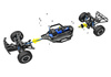 Traxxas Slash 4X4 VXL Ultimate 1:10 4WD Zielony Samochód Zdalnie Sterowany Model RC | 68277-4-GRN