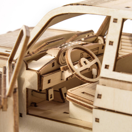 Little Story Drewniane Puzzle Model 3D Samochód FSO Syrena 105 1/16 27,4x10,6x9,5cm | E004