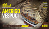 Statek Amerigo Vespuci Model Drewniany Żaglowiec 1/350 350mm | MM10 MINI MAMOLI