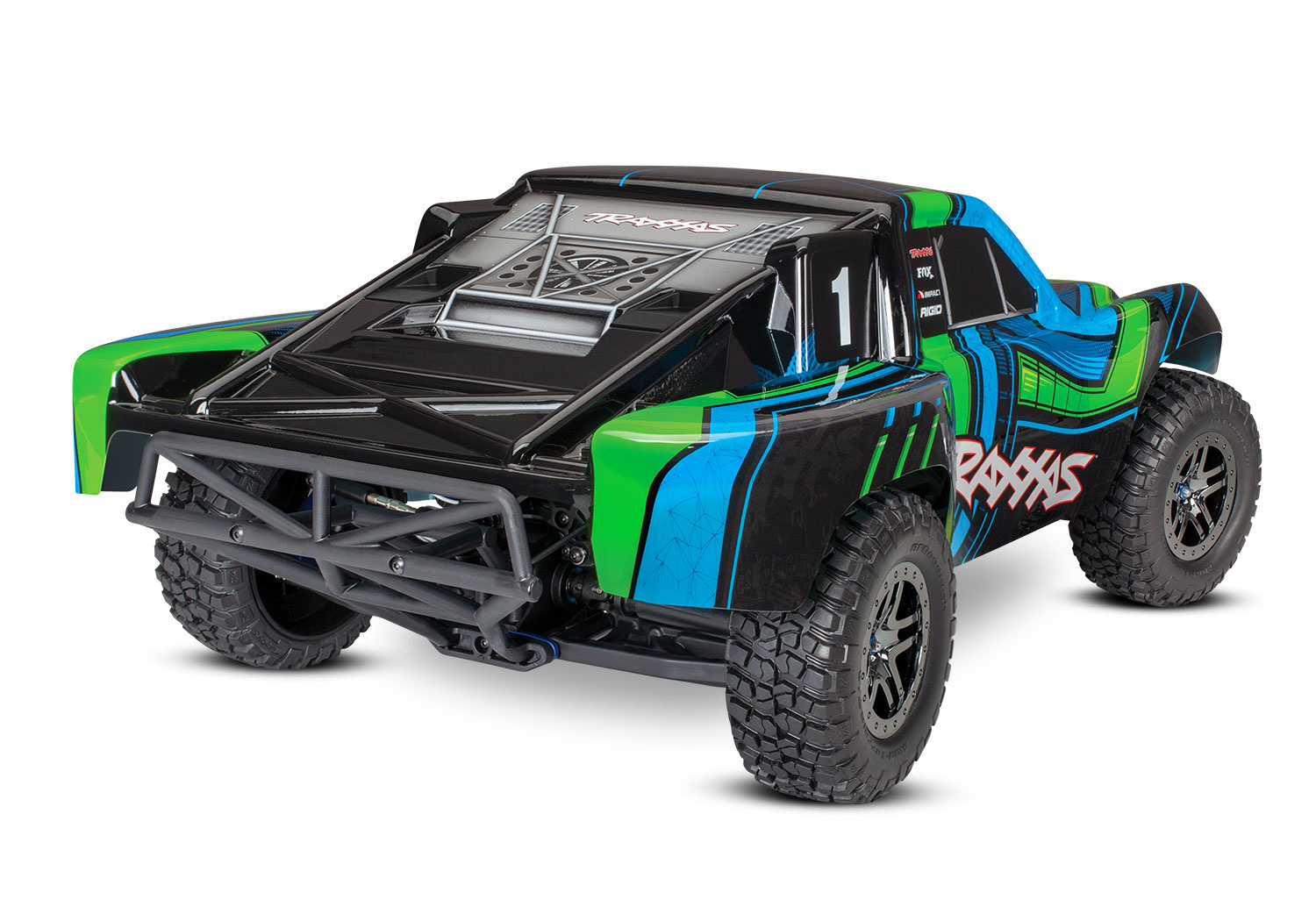Traxxas Slash 4X4 BL-2S 1:10 4WD Zielony Samochód Zdalnie Sterowany Model RC | 68154-4-GRN pol_pl_Traxxas-Slash-4X4-BL-2S-1-10-4WD-Zielony-Samochod-Zdalnie-Sterowany-Model-RC-68154-4-GRN-1017440_2