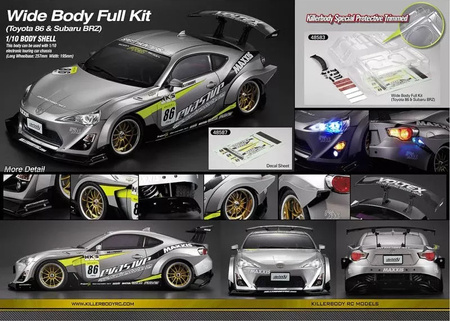 Karoseria Toyota 86 / Subaru BRZ 1:10 | 48583 KILLERBODY