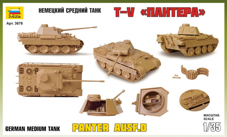 Pz.Kpfv.V Panther (Ausf.D) 1:35 | Zvezda 3678