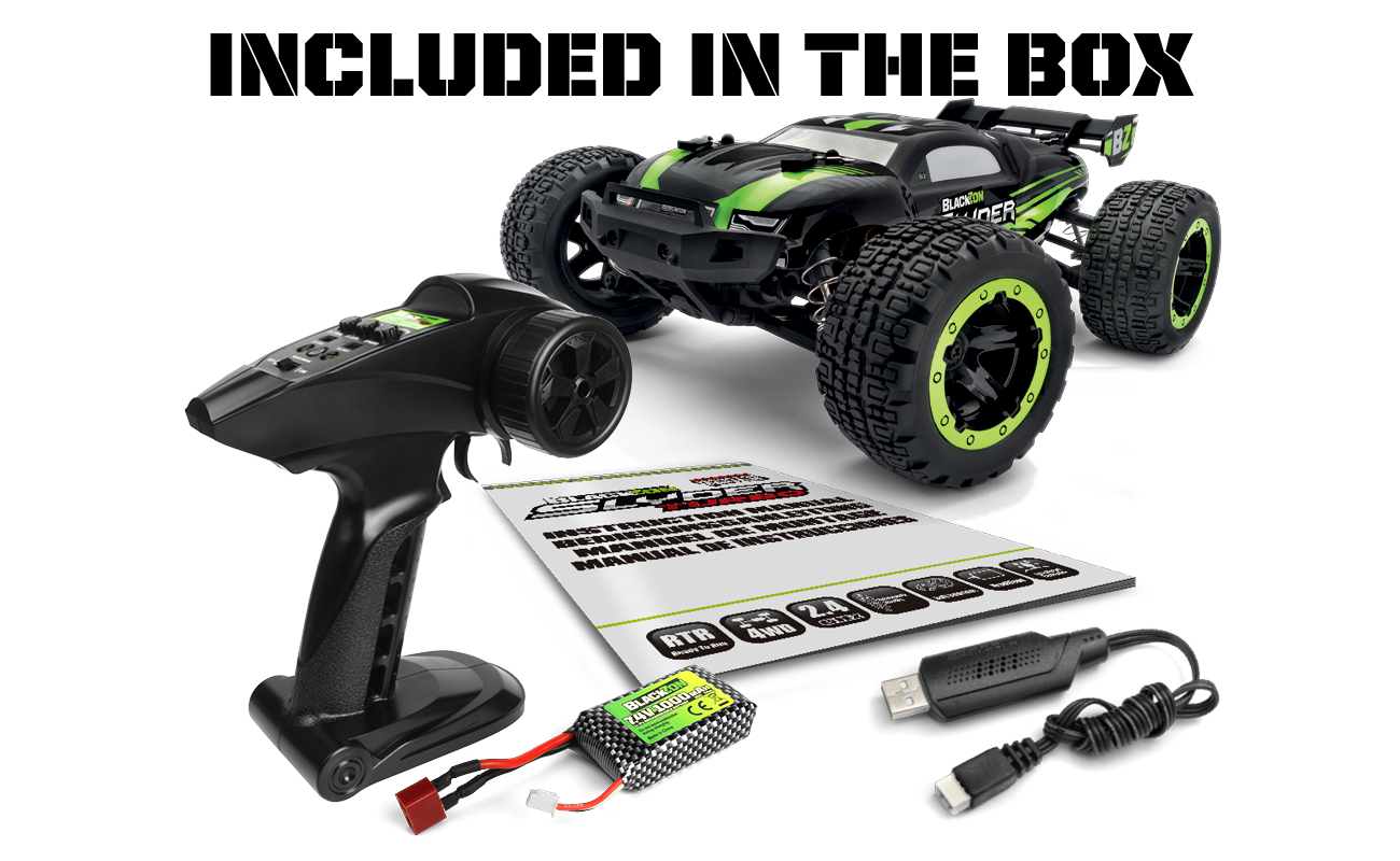 BlackZon Slyder MT Monster Truck 1/16 4WD Zielony Samochód Zdalnie Sterowany Model RC | 540100 pol_pl_BlackZon-Slyder-MT-Monster-Truck-1-16-4WD-Zielony-Samochod-Zdalnie-Sterowany-Model-RC-540100-1014773_7