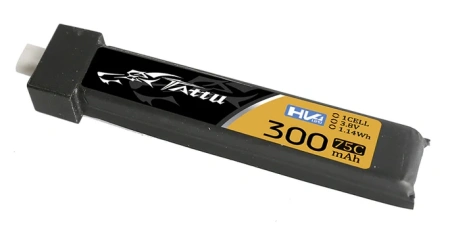 Akumulator LiPo 300mAh 3,8V 75C 1S1P HV BT 2.0 | TAA3001S75BT2 TATTU