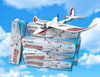 Motoszybowiec Sky Surfer 1400mm EPP ARF 2,4GHz Czerwony | SS/ARF/RED