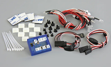 Oświetlenie samochodu LED ze sterowaniem 1/10 | QS00046-NW