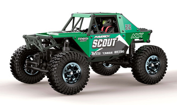 Maverick Scout24 1:24 4WD Rock Crawler RC Samochód Zdalnie Sterowany Zielony | 151302 MAVERICK