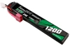 Akumulator LiPo 1200mAh 7,4V 25C 2S1P Dean-T Airsoft Gun | GEA12002S25D GENS ACE