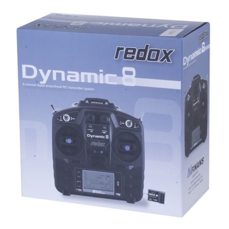 Aparatura Drążkowa RC Redox Dynamic 8 2,4GHz 8CH Nadajnik z Odbiornikiem | RDX-TD8.M2
