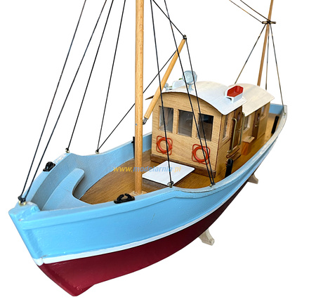 Kuter Rybacki Drewniany RC 640mm