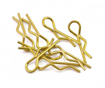 Spinki karoserii (8szt.) złote | BDBC-8 BITTY DESIGN