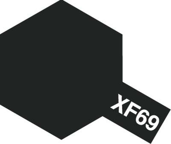 Farba akrylowa XF-69 NATO BLACK 23ml Tamiya 81369