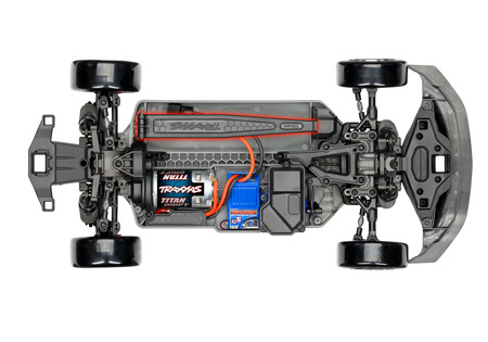 Traxxas 4-Tec Drift Ford Mustang RWD 1:10 Biały Samochód Zdalnie Sterowany Model RC | 105237-4-WHT