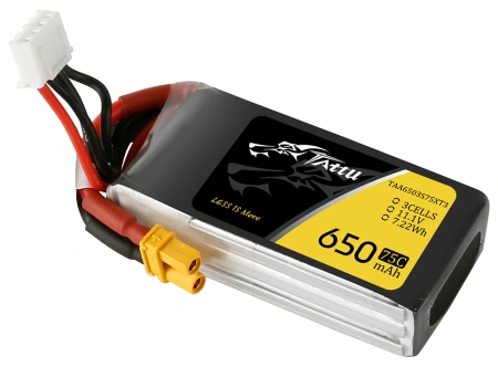 Akumulator LiPo 650mAh 11,1V 75C 3S1P XT30 | TAA6503S75XT3 TATTU