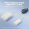 Przejściówka Adapter Przedłużacz BT2.0 do BT2.0 Wtyk Gniazdo | ZŁA000132