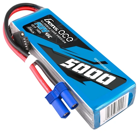 Akumulator LiPo 5000mAh 14,8V 45C 4S1P EC5 G-Tech | GEA504S45E5GT GENS ACE