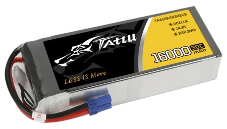 Akumulator LiPo 16000mAh 14,8V 30C 4S1P EC5 | TAA16K4S30EC5 TATTU