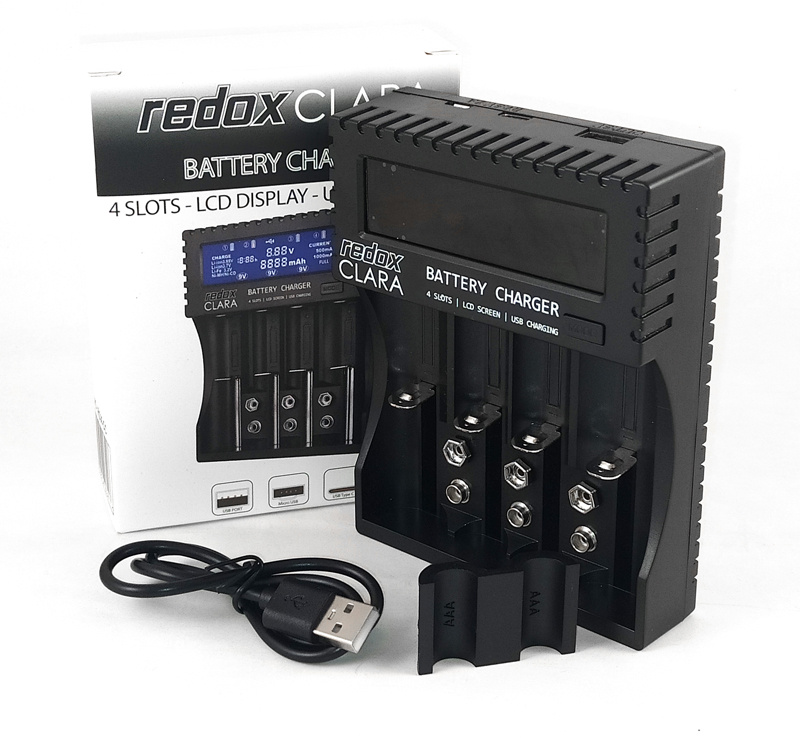 Ładowarka Clara AA / AAA x4 Li-Ion, Li-Fe, Li-HV, Ni-MH, Ni-Cd, 9V | REDOX pol_pl_Ladowarka-Clara-AA-AAA-x4-Li-Ion-Li-Fe-Li-HV-Ni-MH-Ni-Cd-9V-REDOX-1013373_7