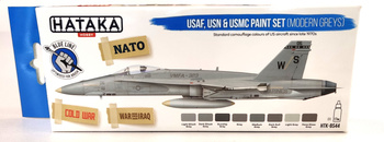 Zestaw farb akrylowych (USAF,USN,USMC) | HTK-BS44 HATAKA
