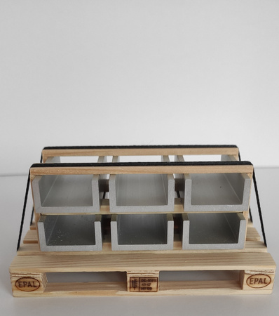 Paleta z profilami aluminiowymi (1:14) | EP009 TINY LOGISTICS