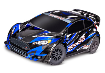 Traxxas Ford Fiesta ST Rally BL-2S 4X4 1:10 Niebieski Samochód Zdalnie Sterowany Model RC | 74154-4-BLUE
