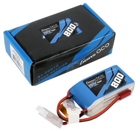 Akumulator LiPo 800mAh 11,1V 45C 3S1P JST BEC | GEA8003S45JS GENS ACE