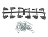 Spinki karoserii (20szt.) srebrne | 6051-01 PRO-LINE