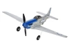 Mini Mustang P51D Scaled Warbird Airplane niebieski RTF (450mm) | TOP097B01 TOP RC HOBBY
