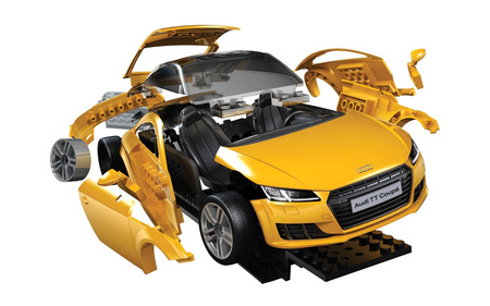 QUICKBUILD Audi TT Coupe Samochód z Klocków | J6034 AIRFIX