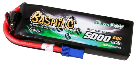 Akumulator LiPo 5000mAh 11,1V 60C 3S1P EC5 G-Tech Bashing | GEA503S60E5GT GENS ACE