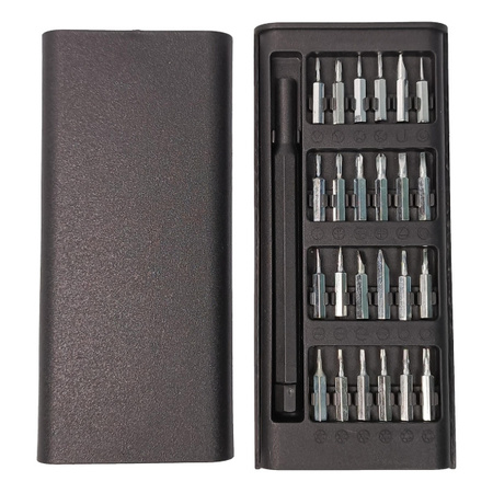 Zestaw Śrubokrętów Wkrętaków 24w1 Płaski Krzyżak Hex Torx