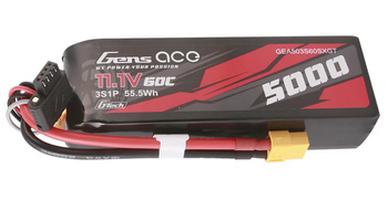 Akumulator LiPo 5000mAh 11,1V 60C 3S1P XT60 G-Tech | GEA503S60X6GT GENS ACE