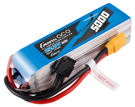 Akumulator LiPo 5000mAh 22,2V 60C 6S1P XT90 G-Tech | GEA506S60X9GT GENS ACE