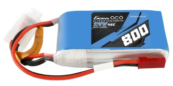 Akumulator LiPo 800mAh 7,4V 45C 2S1P JST BEC | GEA8002S45JS GENS ACE