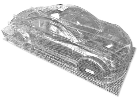 Karoseria Audi TT-R DTM 2002 ABT 1/6 420mm Przezroczysta | 13266 CARSON