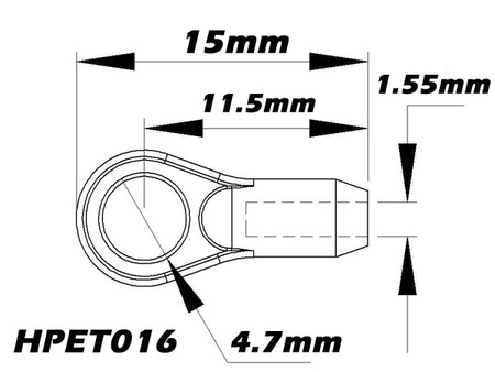 Snap kulowy 4,7mm M1,8 (6 szt.) - HPET016 Xtreme