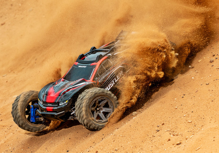 Traxxas Rustler 4X4 BL-2S 1:10 4WD Czerwony Samochód Zdalnie Sterowany Model RC | 67164-4-RED