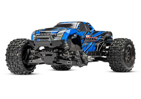 Traxxas Mini Maxx BL-2S 4WD 1:12 Niebieski Samochód Zdalnie Sterowany Model RC | 107154-1-BLUE