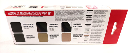 Zestaw farb akrylowych (MODERN US ARMY&USMC AFV) | HTK-AS67 HATAKA