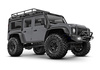Traxxas TRX-4M Land Rover Defender 1/18 4x4 Crawler RC Srebrny Samochód Terenowy Zdalnie Sterowany | 97054-1-SLVR