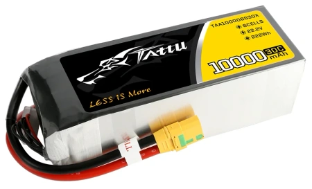 Akumulator LiPo 10000mAh 22,2V 30C 6S1P XT90 Anti-Spark | TAA100006S30X TATTU