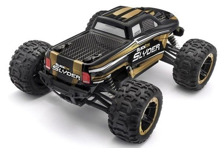 BlackZon Slyder MT Monster Truck 1/16 4WD Złoty Samochód Zdalnie Sterowany Model RC | 540101