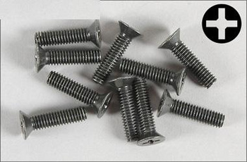 Śruby M4x16mm 10szt. (stożkowa główka, gwiazdka) - FG 6718/16