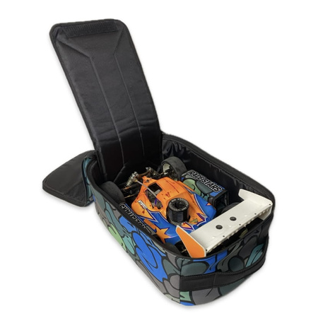 Plecak Transportowy Backpack Na Model 1/8 Yellow Graffiti | RACE STARS