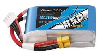 Akumulator LiPo 850mAh 11,1V 80C 3S1P XT30 Sport | GEA8503S80X3 GENS ACE