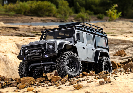 Traxxas TRX-4M Land Rover Defender 1/18 4x4 Crawler RC Zielony Samochód Terenowy Zdalnie Sterowany | 97054-1-GRN