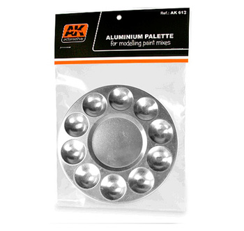 Paleta malarska aluminiowa (10 kolorów) | AK613