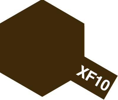 Farba akrylowa XF-10 FLAT BROWN 23ml - Tamiya 81310